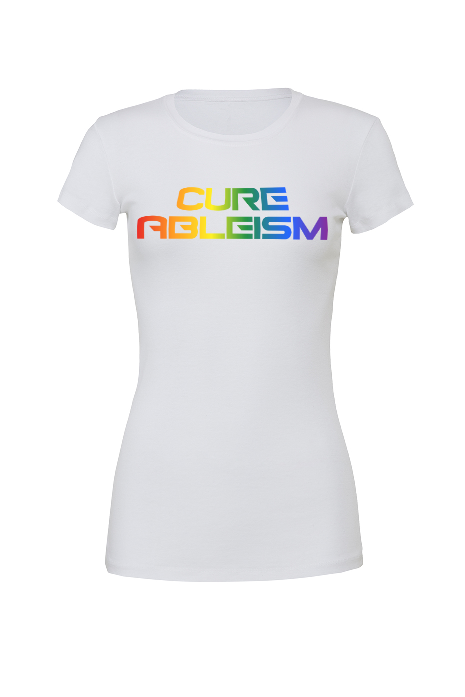 Women’s Cure Ableism T-shirt - Image 3